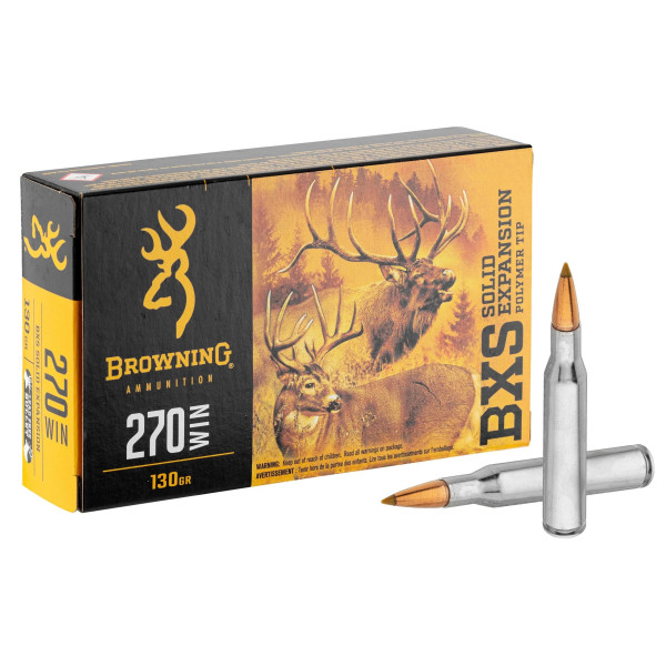  Cartouches Browning cal. 270 Win  Chez DEVILLE ARMORY. Votre armurerie en ligne.