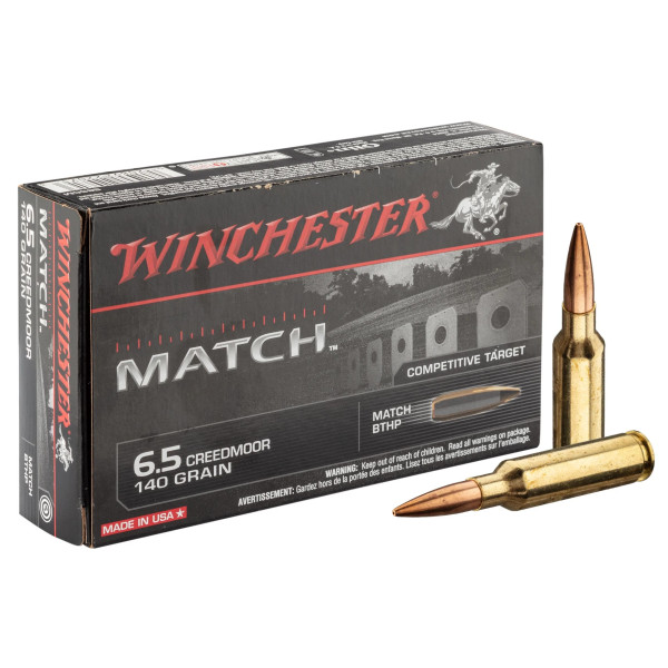 Cartouches Winchester 6.5 Creedmoor  Chez DEVILLE ARMORY. Votre armurerie en ligne.
