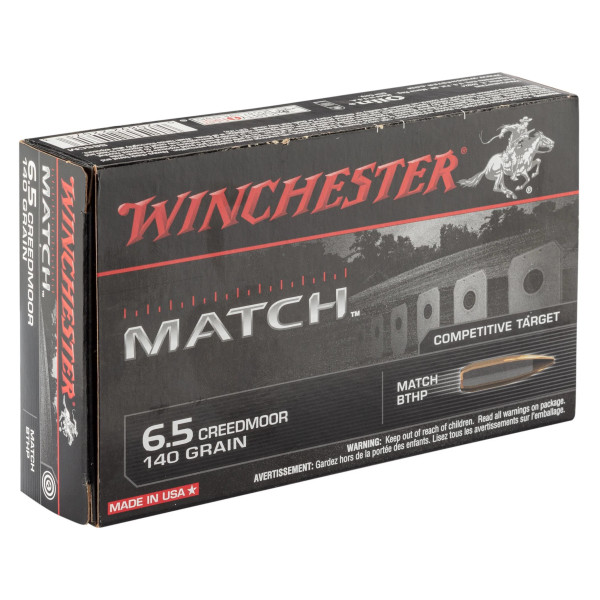 Cartouches Winchester 6.5 Creedmoor  Chez DEVILLE ARMORY. Votre armurerie en ligne.