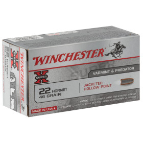 Cartouches Winchester 22 Hornet  Chez DEVILLE ARMORY. Votre armurerie en ligne.