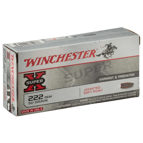 Cartouches Winchester 222 REM