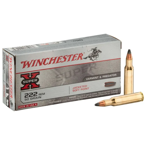 Cartouches Winchester 222 REM