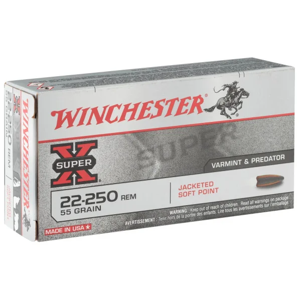 Cartouches Winchester Cal. 22-250 REM