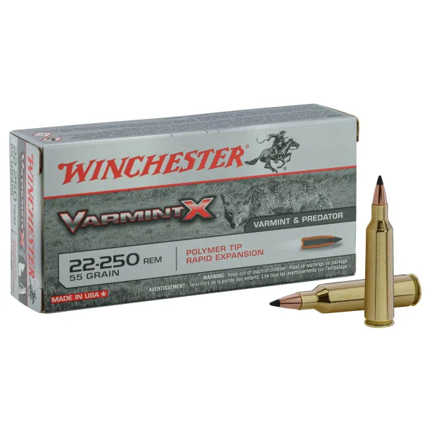  Cartouches Winchester Cal. 22-250 REM