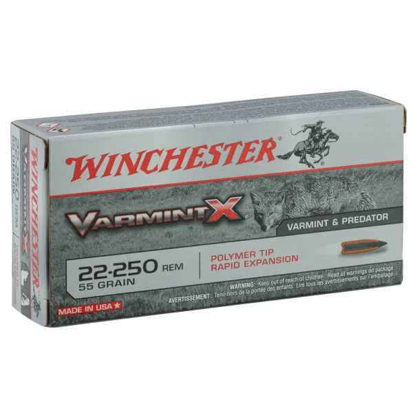 Cartouches Winchester Cal. 22-250 REM