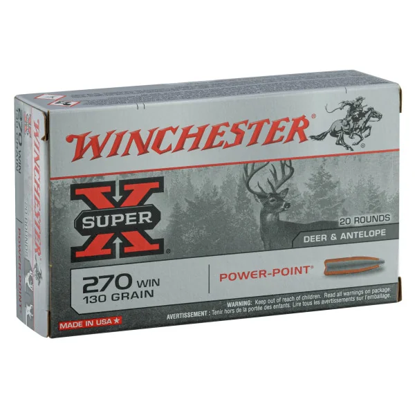 Cartouches Winchester Cal. 270 win