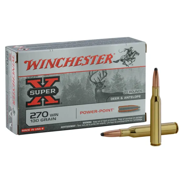  Cartouches Winchester Cal. 270 win