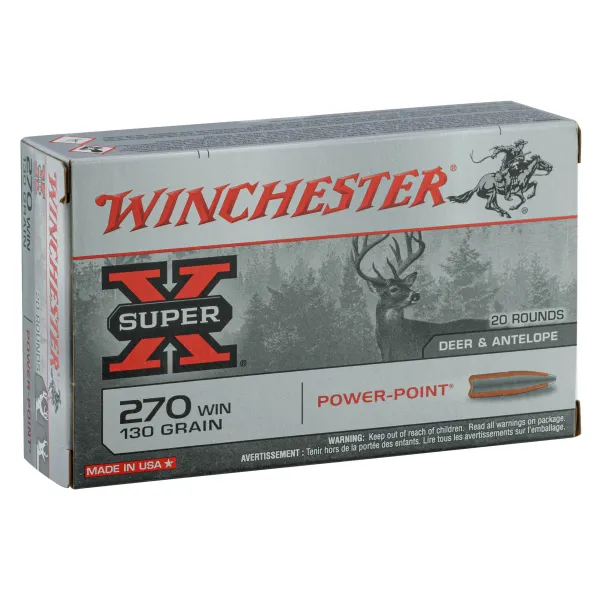 Cartouches Winchester Cal. 270 win