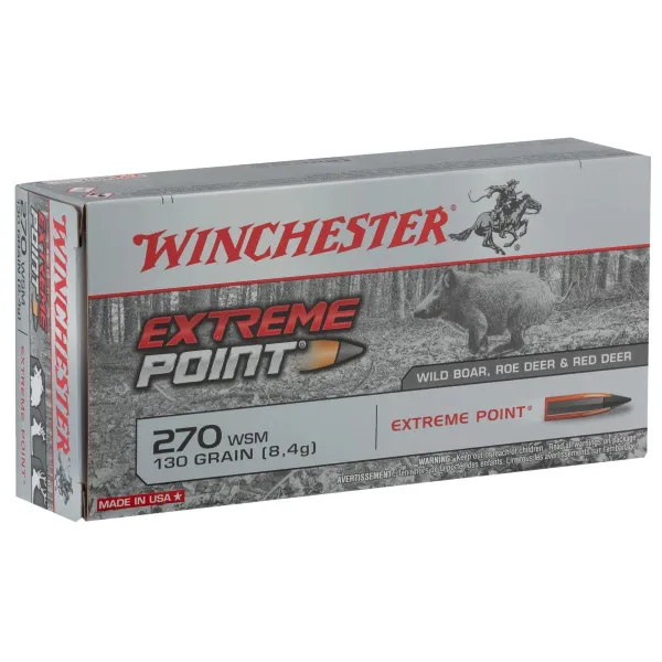 Cartouches Winchester Cal. 270 WSM - grande chasse