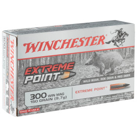 Cartouches Winchester cal . 300 Win Mag - grande chasse  Chez DEVILLE ARMORY. Votre armurerie en ligne.