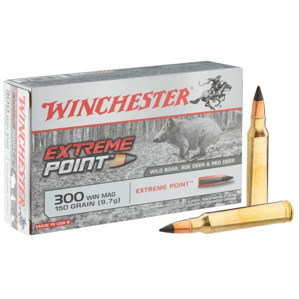 Cartouches Winchester cal . 300 Win Mag - grande chasse