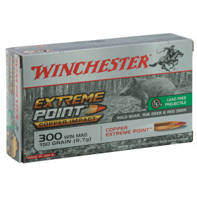 Cartouches Winchester cal . 300 Win Mag - grande chasse  Chez DEVILLE ARMORY. Votre armurerie en ligne.