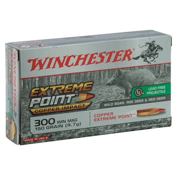 Cartouches Winchester cal . 300 Win Mag - grande chasse