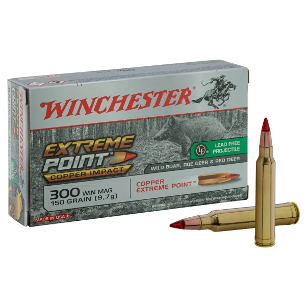 Cartouches Winchester cal . 300 Win Mag - grande chasse
