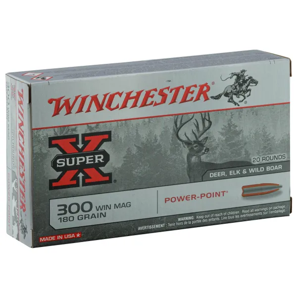 Cartouches Winchester cal . 300 Win Mag - grande chasse