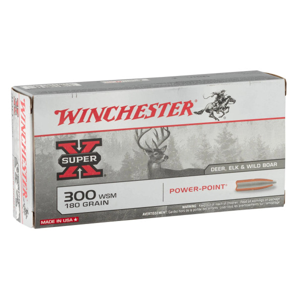  Cartouches Winchester Cal. 300 WSM  Chez DEVILLE ARMORY. Votre armurerie en ligne.