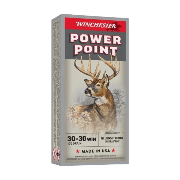 Cartouches Winchester Cal. 30-30 win Power Point 150gr