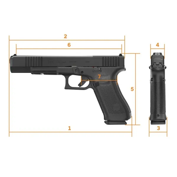 Pistolet Glock 17L Gen5 MOS 9x19 !! Fin de serie !!