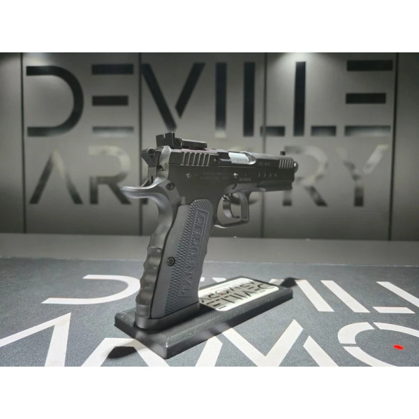 Pistolet TANFOGLIO TACTICAL PRO 9X19  Chez DEVILLE ARMORY. Votre armurerie en ligne.