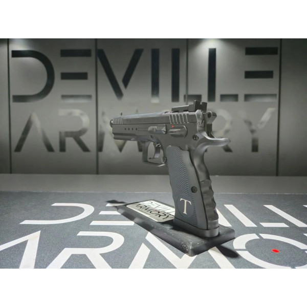 Pistolet TANFOGLIO TACTICAL PRO 9X19  Chez DEVILLE ARMORY. Votre armurerie en ligne.