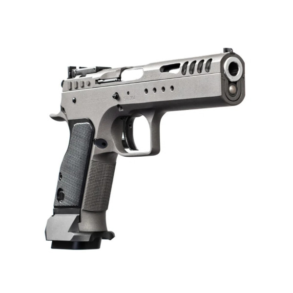 Pistolet Tanfoglio Limited custom tungsten OR 9X19  Chez DEVILLE ARMORY. Votre armurerie en ligne.