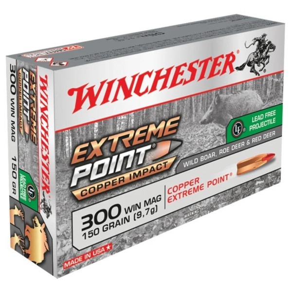 Cartouches Winchester cal . 300 Win Mag - grande chasse