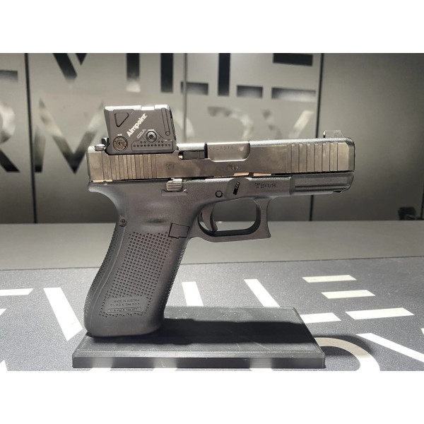 Pistolet Glock 45 Gen5 FS A-Cut Combo Aimpoint COA 9x19  Chez DEVILLE ARMORY. Votre armurerie en ligne.