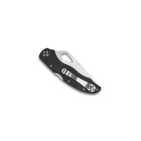 BYRD (Spyderco) Harrier 2 Semi-dentée Noir