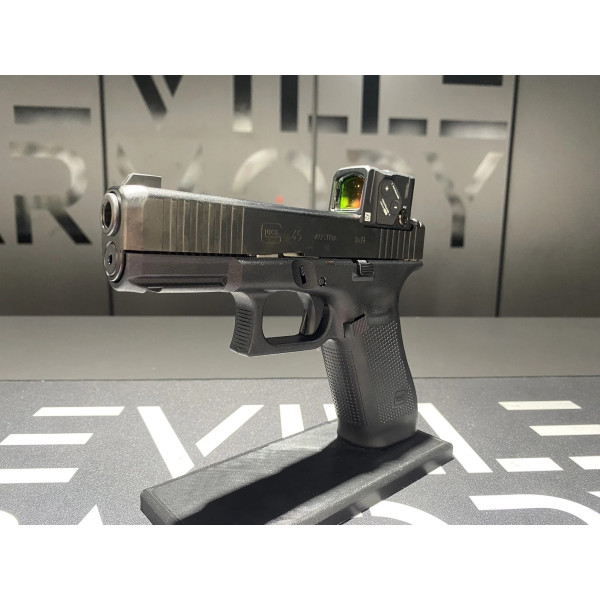 Pistolet Glock 45 Gen5 FS A-Cut Combo Aimpoint COA 9x19  Chez DEVILLE ARMORY. Votre armurerie en ligne.