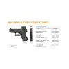 Pistolet Glock 19 Gen5 FS 9x19 + A-Cut Aimpoint COA