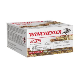 Cartouches Winchester 22Lr SUPERX HP Cuivrée 36GR X235