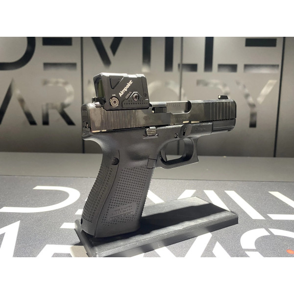 Pistolet Glock 19 Gen5 FS A-Cut Combo Aimpoint COA 9x19  Chez DEVILLE ARMORY. Votre armurerie en ligne.