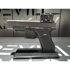 Pistolet Glock 48 Gen5 FS A-Cut Combo Aimpoint COA 9x19  Chez DEVILLE ARMORY. Votre armurerie en ligne.