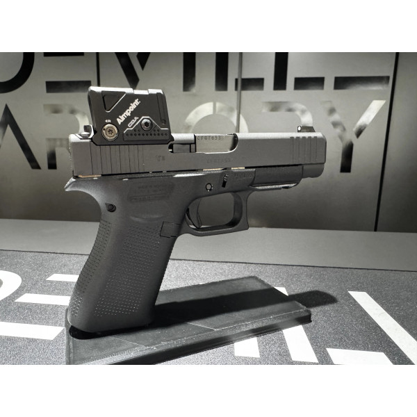 Pistolet Glock 48 Gen5 FS A-Cut Combo Aimpoint COA 9x19  Chez DEVILLE ARMORY. Votre armurerie en ligne.
