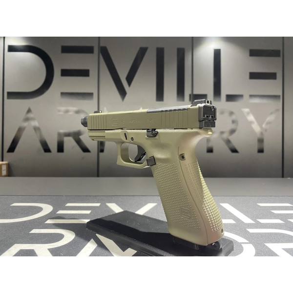 Pistolet Glock 45 Hunter Edition Mos Fileté 9x19  Chez DEVILLE ARMORY. Votre armurerie en ligne.