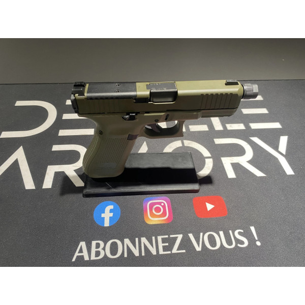 Pistolet Glock 45 Hunter Edition Mos Fileté 9x19  Chez DEVILLE ARMORY. Votre armurerie en ligne.