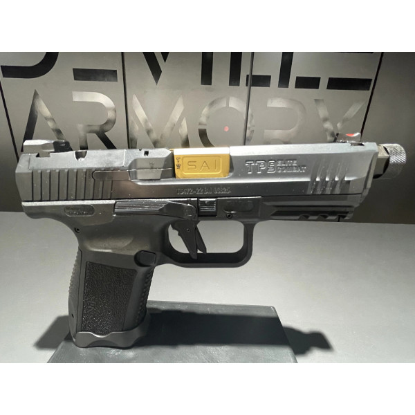 PISTOLET CANIK TP-9 ELITE COMBAT EXECUTIVE 9X19  Chez DEVILLE ARMORY. Votre armurerie en ligne.