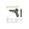 Pistolet GLOCK 45 HUNTER EDITION A-CUT FILETE COMBO AIMPOINT COA