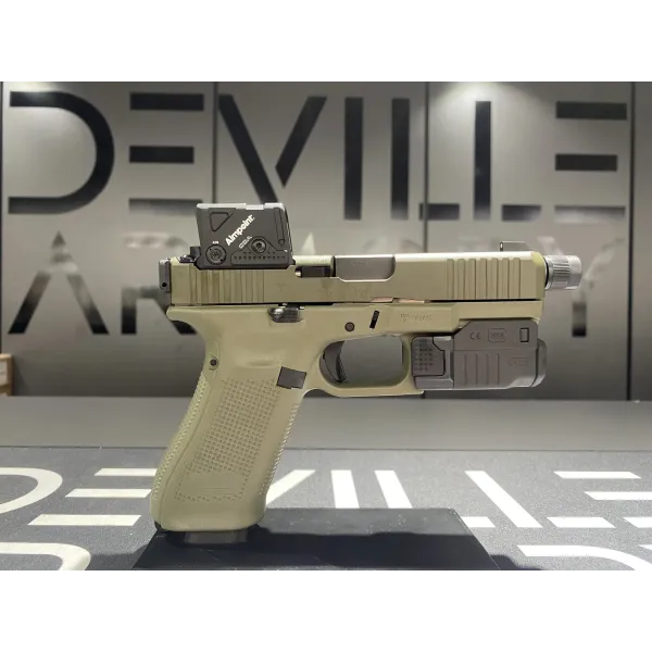 Pistolet Glock 45 Hunter Edition A-CUT Fileté Combo Aimpoint + GTL II