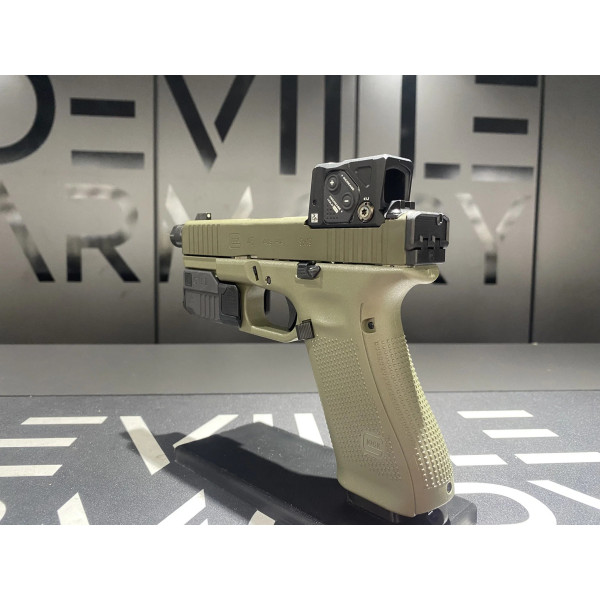 Pistolet Glock 45 Hunter Edition A-CUT Fileté Combo Aimpoint + GTL II  Chez DEVILLE ARMORY. Votre armurerie en ligne.
