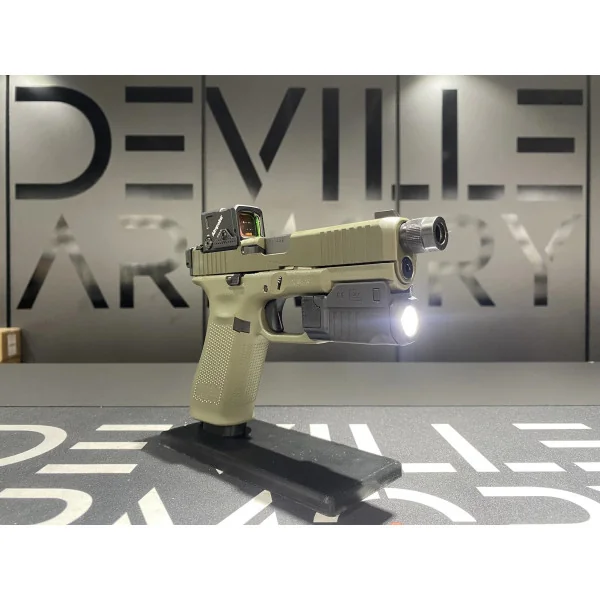Pistolet Glock 45 Hunter Edition A-CUT Fileté Combo Aimpoint + GTL II