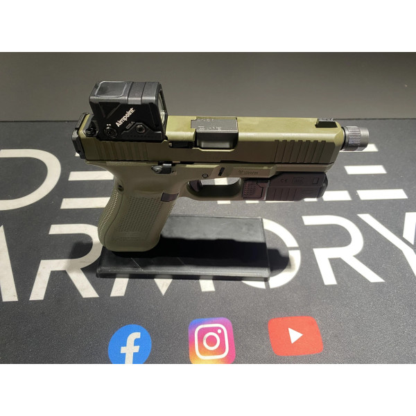 Pistolet Glock 45 Hunter Edition A-CUT Fileté Combo Aimpoint + GTL II  Chez DEVILLE ARMORY. Votre armurerie en ligne.