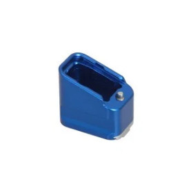 Talon de chargeur +5 Glock GPMAX Bleu  Chez DEVILLE ARMORY. Votre armurerie en ligne.