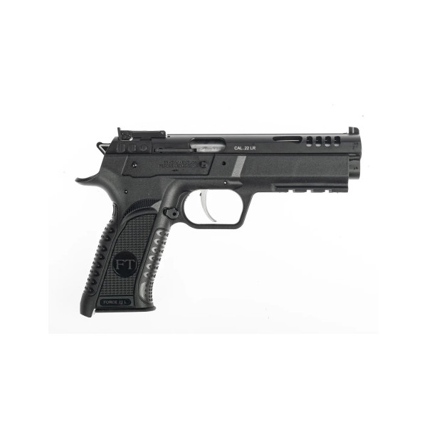 Pistolet TANFOGLIO FORCE 22 L SPORT NOIR  Chez DEVILLE ARMORY. Votre armurerie en ligne.