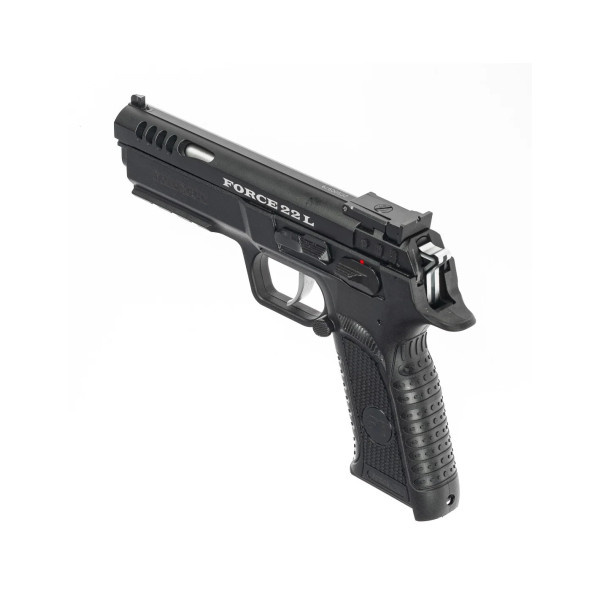 Pistolet TANFOGLIO FORCE 22 L SPORT NOIR  Chez DEVILLE ARMORY. Votre armurerie en ligne.
