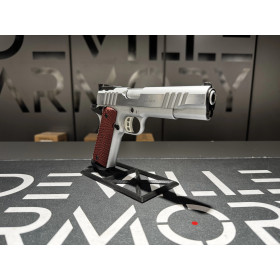 Pistolet Tanfoglio FT 1911 Custom Chrome 9X19  Chez DEVILLE ARMORY. Votre armurerie en ligne.