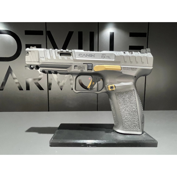 Pistolet SFX RIVAL GREY 9X19  Chez DEVILLE ARMORY. Votre armurerie en ligne.