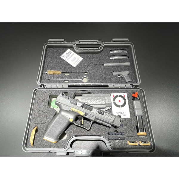 Pistolet SFX RIVAL GREY 9X19  Chez DEVILLE ARMORY. Votre armurerie en ligne.