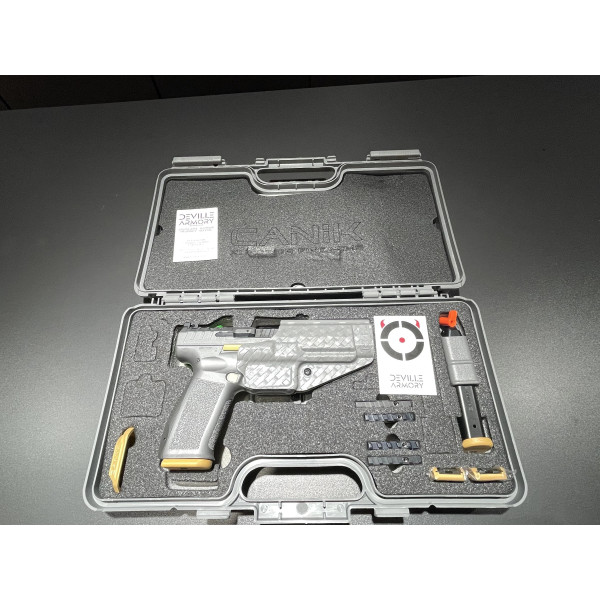 Pistolet SFX RIVAL GREY 9X19  Chez DEVILLE ARMORY. Votre armurerie en ligne.