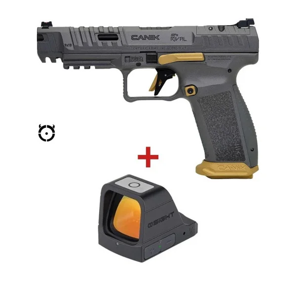 Pack Canik SFX Rival Grey 9x19 + Viseur Osight X